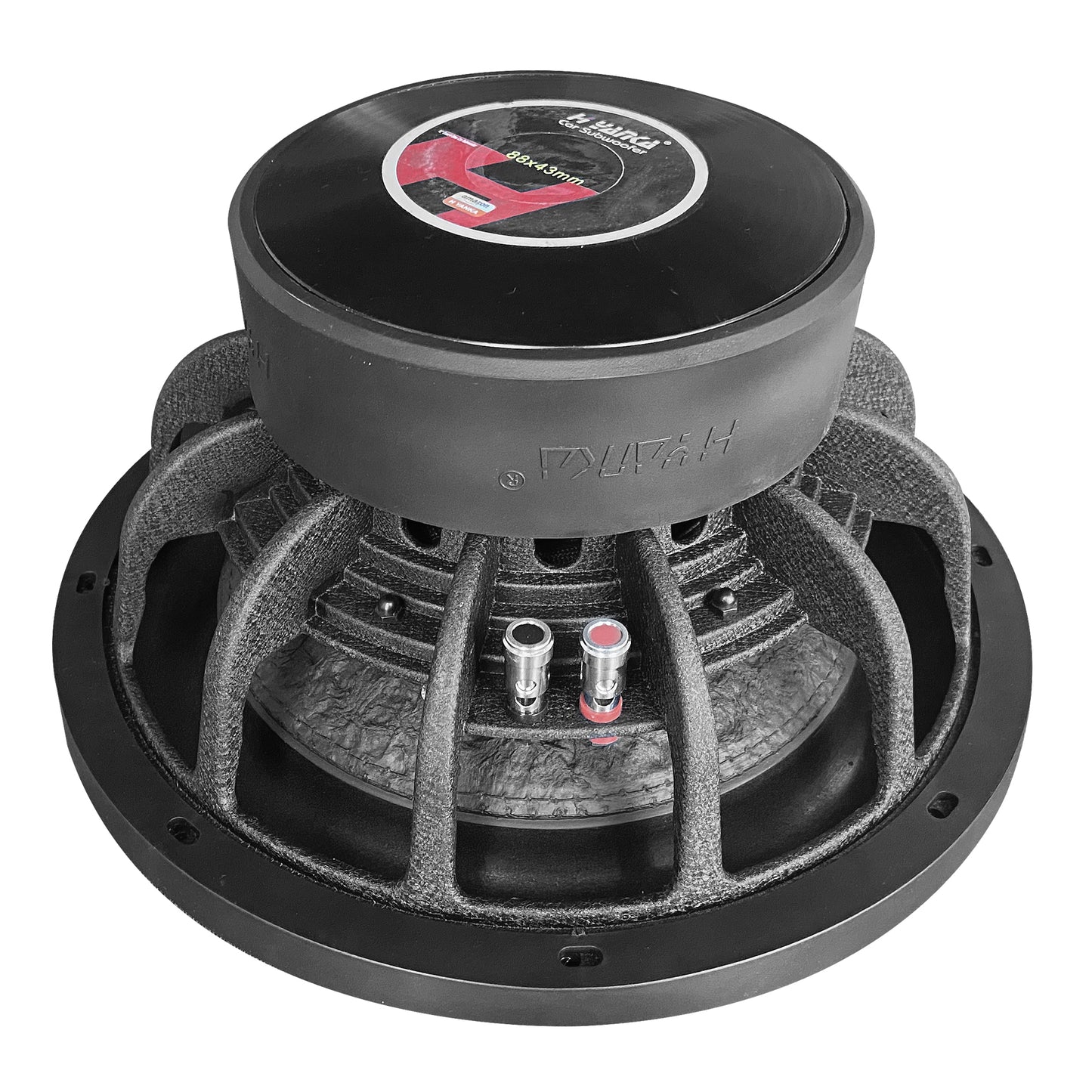 BSF-12-2 | 12" Car Subwoofer 900 Watt Rms DVC 2-Ohms Black Aluminum Basket