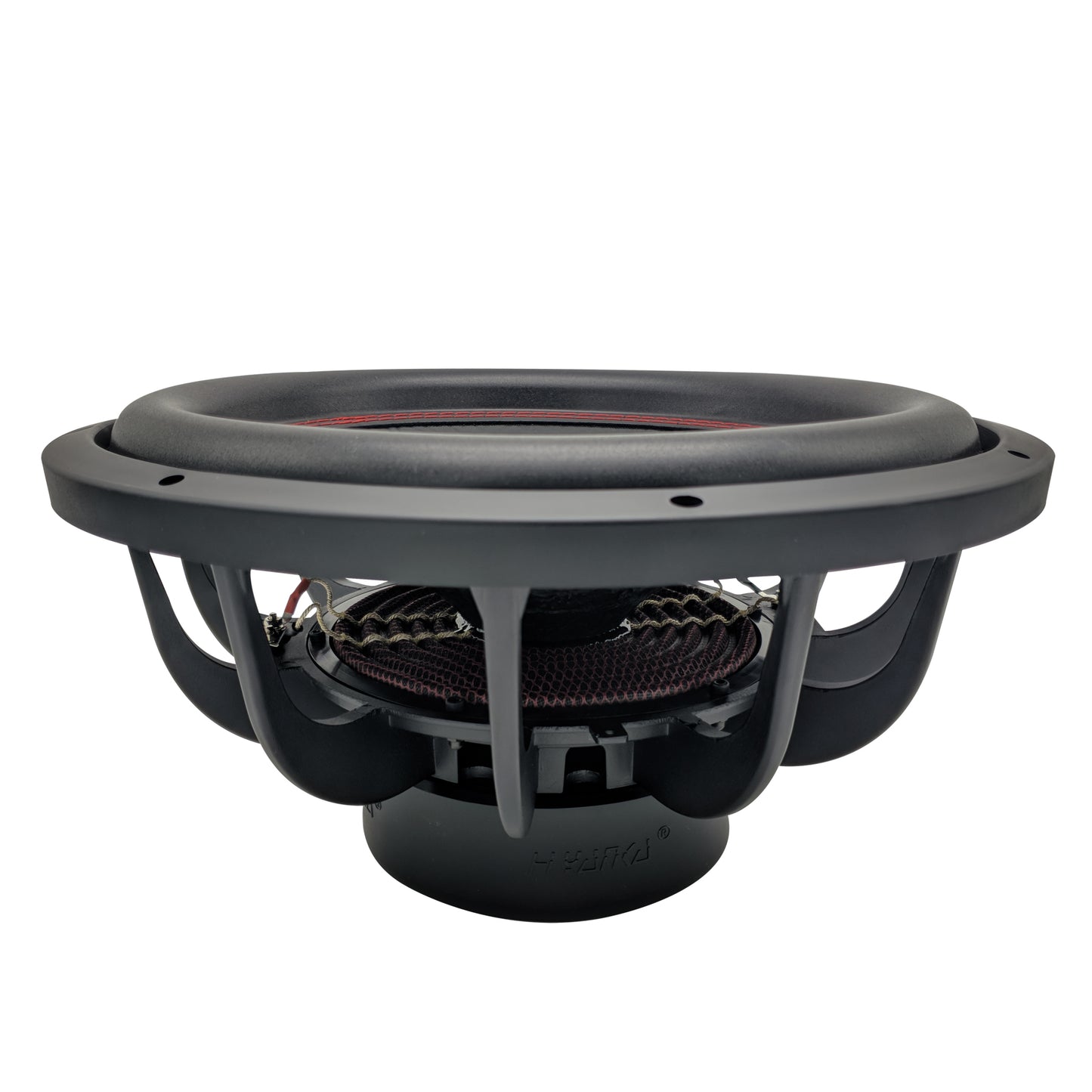 BSF-15-2 | 15" Car Subwoofer 1200 Watt Rms DVC 2-Ohms Black Aluminum Basket