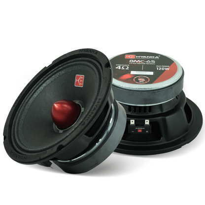 BMC-65 6.5 Midrange Car Speakers 60 Watts RMS 4-Ohms_Black