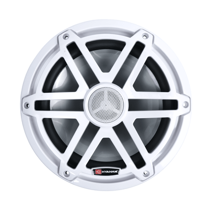 HMS-08W | 8" Full Range Boat Speakers 100 Watts Rms 4-Ohms - White